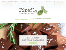 Tablet Screenshot of fireflyconfections.com